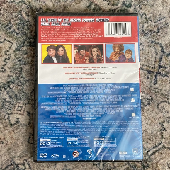 Austin Powers 3-Film Collection DVDs - Picture 2 of 2